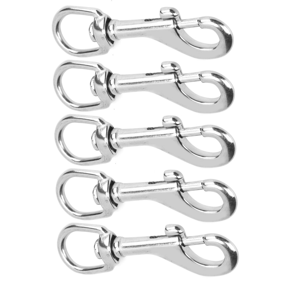 L92mm Stainless Steel Spring Snap Hook Diving Hook Double Ended Clip 232G 8731358569322
