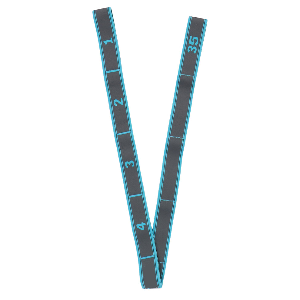 High Elastic Yoga Stretch Strap for Fitness & Flexibility â Blue Gray, 110cm
