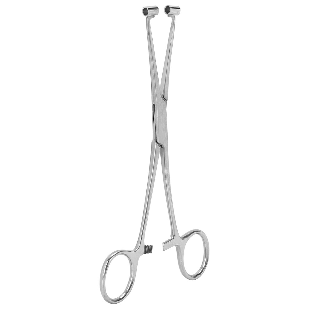Septum Tube Piercing Clamps - Ergonomic Steel Ear & Nose Forceps 16x6.9cm