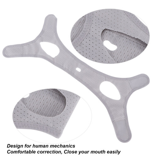 AntiSnoring Mesh Chin Strap - Lightweight Soft and Secure Fit 2