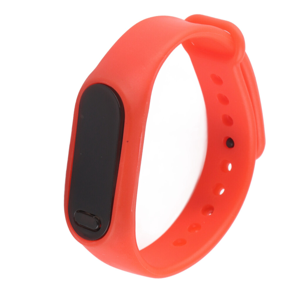 Luminous Digital Wrist Watch In Fashionable Smart Electronic Timepiece Red 7621358573225