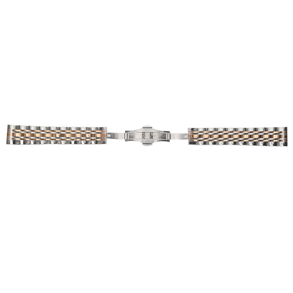 Stainless Steel Rose Gold Watch Band Replacement 23mm 0.9in-image-OPC-PMSD7YG-NEW