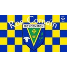 Ireland County ROSCOMMON 5 x 3 ft CHEQUERED Flag County English & Irish