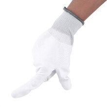 L Color Anti-Statik Rutschfeste Handschuhe mit PU-Beschichtung für Elektronikreparaturen