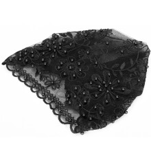 Cappello turbante musulmano taglia unica nero leggero