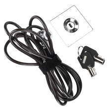 1.8m Laptop Lock Anti-Theft Security Cable with Lock Base for OS X Lenovo Asus