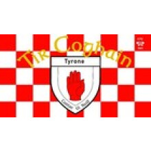 Ireland County TYRONE 5 x 3 ft CHEQUERED Flag County English & Irish
