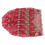 Turban Wraps - Style Plume, Taille Unique, Rouge Vin 14