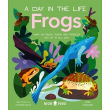 Frogs A Day in the Life by Neon Squid Hardcover Book