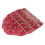 Turban Wraps - Style Plume, Taille Unique, Rouge Vin 16