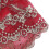 Turban Wraps - Style Plume, Taille Unique, Rouge Vin 9