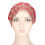 Turban Wraps - Style Plume, Taille Unique, Rouge Vin 13