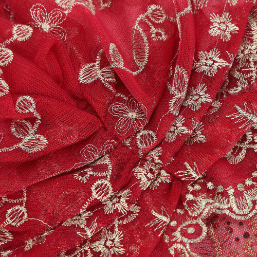 Turban Wraps - Style Plume, Taille Unique, Rouge Vin 2
