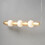 Visconte Edvin Glass Ceiling Pendant Bar - Brass 3