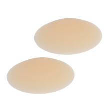 Runde Silikon-Pasties Wiederverwendbar Sicherer Kleber 7cm Milchweiß Brustwarzenabdeckung