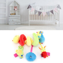 Baby-Plüsch-Wagen-Spiral-Spielzeug, Gitterhängendes Baby-Edukationsspielzeug, 40x30cm