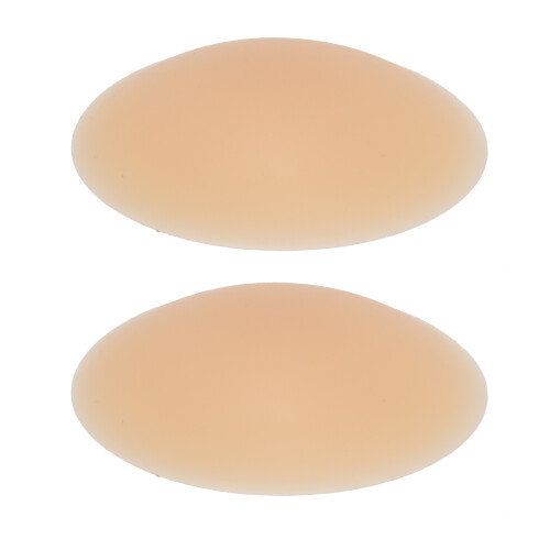 Wiederverwendbare 8 cm Silikon-Pasties, runde hautfarbene BH-Abdeckung 1