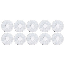 10 Stück Nail Art Aufbewahrungsbox 12 Gitter rund