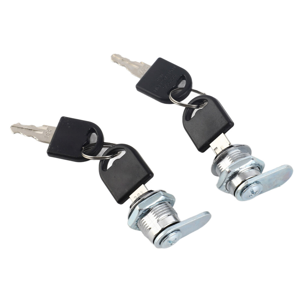 2 Cylinder Cam Locks With Keys Anti-Corrosion Secure Hardware For Cabinets 9481358577047