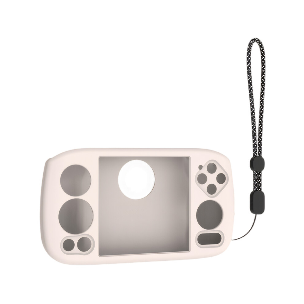 (Beige) Silicone Housing Cover For ANBERNIC RG Cube Gamepad Silicone Case-image-OPC-PMSDK27-NEW