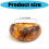 Unique Resin Ring Stackable Joint Ring Fashion-Deep coffee 4