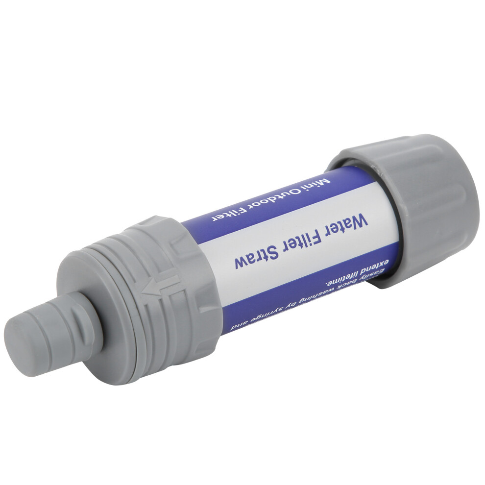 Outdoor Water Filter Straw Kit - Gray Blue, 14cm, 5000L Capacity-image-OPC-PMSDKMJ-NEW