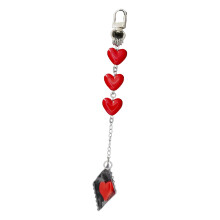 Lovely Red Heart Keychain Charm Stylish Candy Bag-Love version