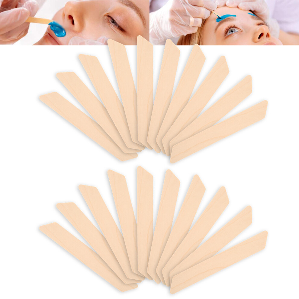 20pcs Wax Spatulas with Wooden Handles â Facial & Hair Removal Sticks