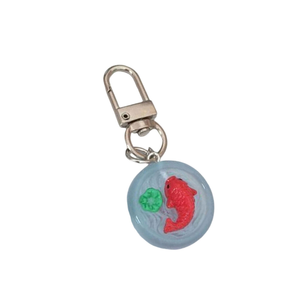 Animated Fish Bowl Night Light Keychain Glowing Resin-1-image-OPC-PMSDNKT-NEW