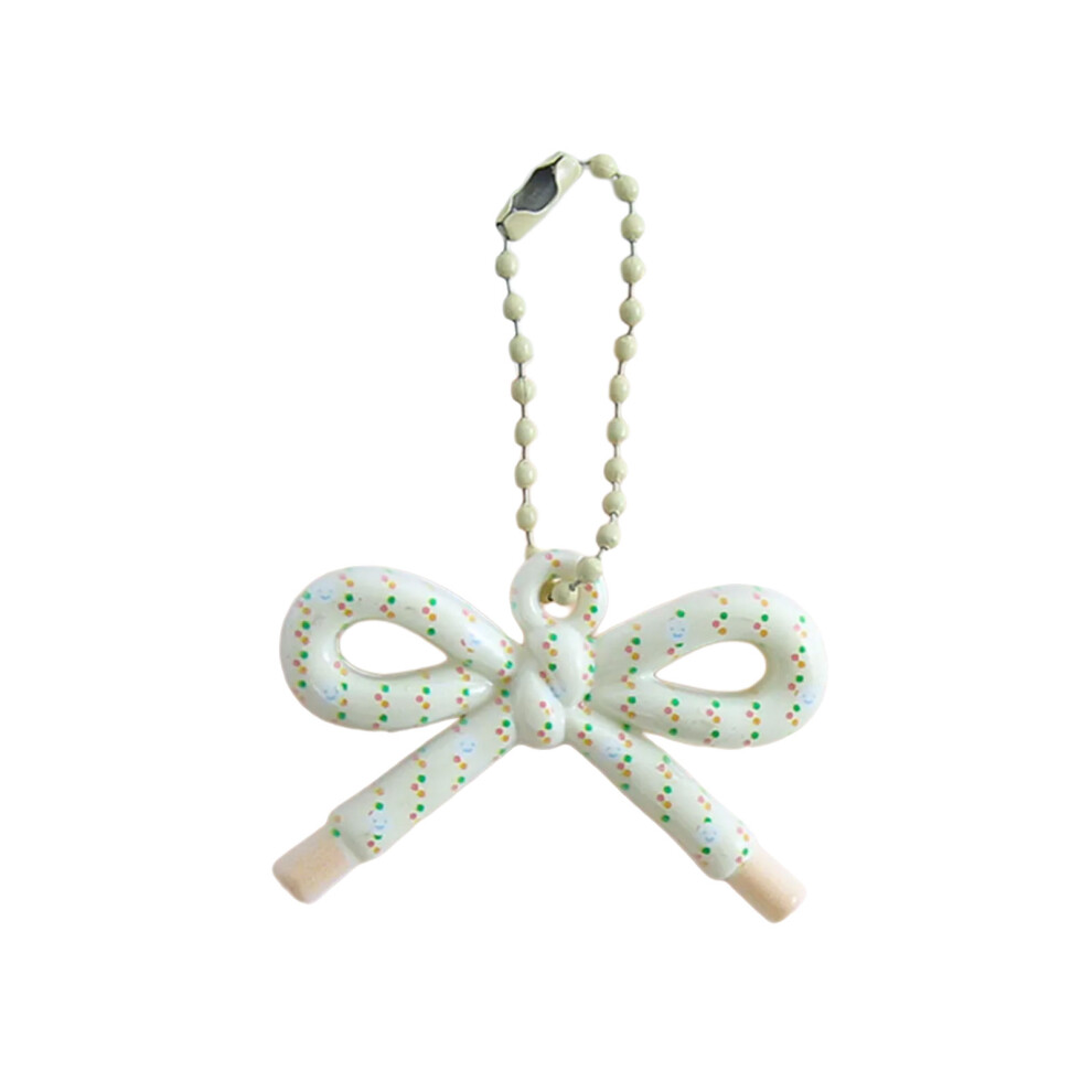 Vibrant Resin Bowknot Keychain Decoration For Phone Cases-13 7755000221179