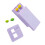 Plastic 3D Printed Lemon Bead Rolling Mold Professional-Purple 1