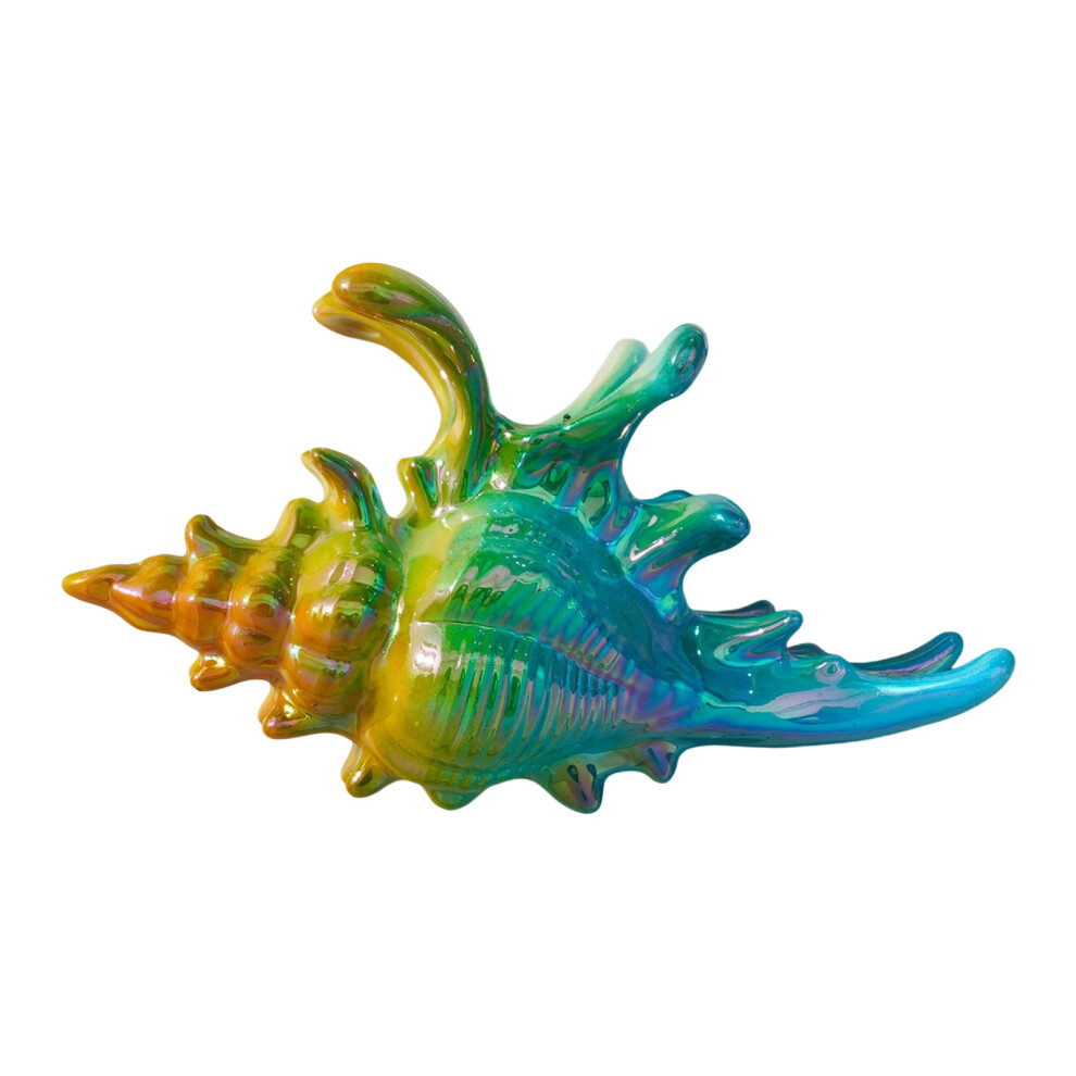 Elegant Conch Shaped Hair Claw Clip-Yellow Green Gradien 7755000222985
