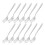 12Pcs Edelstahl Gabeln Multifunktionale Verkostung 8