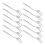 12Pcs Edelstahl Gabeln Multifunktionale Verkostung 6