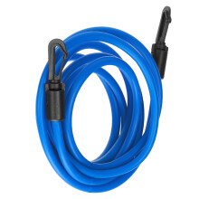 Verstellbarer Schwimmwiderstandsgürtel aus Latex, 3 m, Blau, für Taillenumfang unter 105 cm