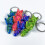Playful Posable Cat Keychain, 3D Printed Multi-blue green 1 6