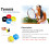 Racket Non Slip Racket Rubber Rings Set for Badminton-Red 3