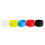 Racket Non Slip Racket Rubber Rings Set for Badminton-Red 2