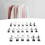 20 Stück Legging-Organizer für den Schrank, 11