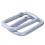 10Pcs Rectangle Spring Clip Carabiner Hook Aluminum-White 5