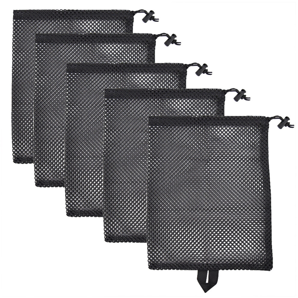 Black Mesh Shopping Storage Bag,Eco-Friendly Folding Mesh 7704000115278