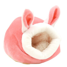 Small Pet Hammock Bed Ferret Rodents Hammock Bed Hideout-Pink