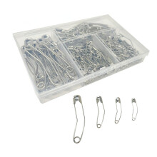 Pack of 160PC Stainless Steel Curved Safety Pins for Quilting