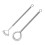 Stainless Hand Held Spring Whisk Mini Kitchen Eggs-triangle 2