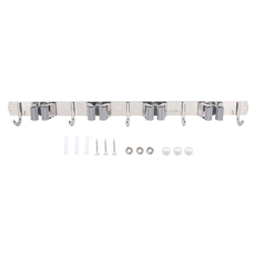 304 Edelstahl Grau Mopp Halter Wand Montiert Mopp