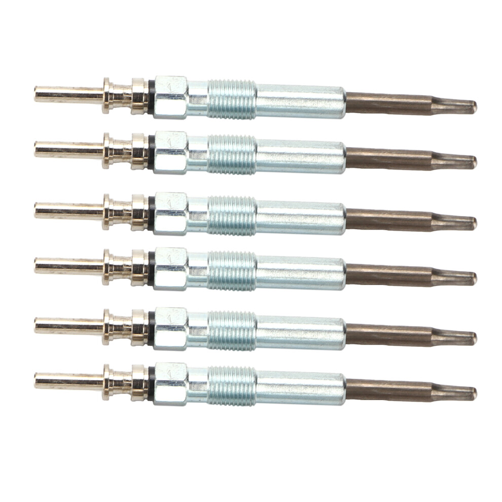 Universal 6Pcs Diesel Heater Glow Plugs For 3 5 6 7 Series X3 X5 X6 7621358581084
