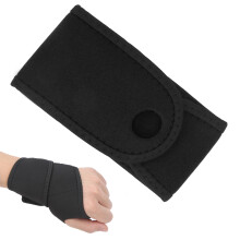 Full Black Support Straps for Wrist in Sports Running Cycling Gym Training