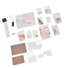 Children DIY Miniature Dollhouse Kit – 25.1x19.6x18cm, Composite Wood