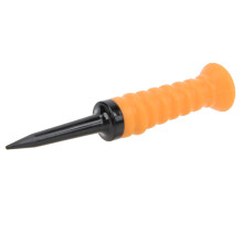 Flexibles Kunststoff-Golftee, 83 mm, Orange, Fahrer-Tee mit geringer Widerstandskraft