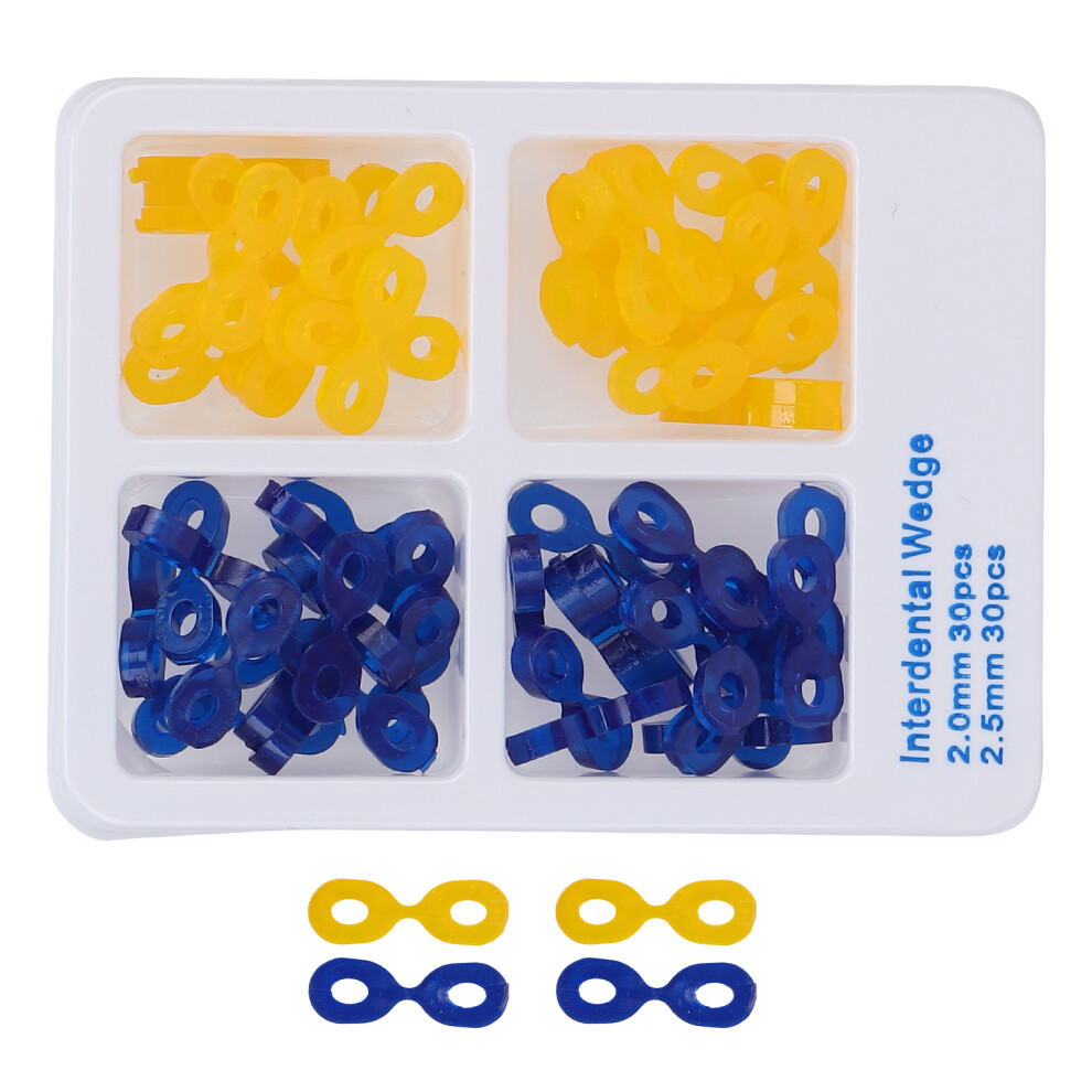 Silicone Dental Elastic Fixing Wedges 60pcs â Perfect for Dental Treatments